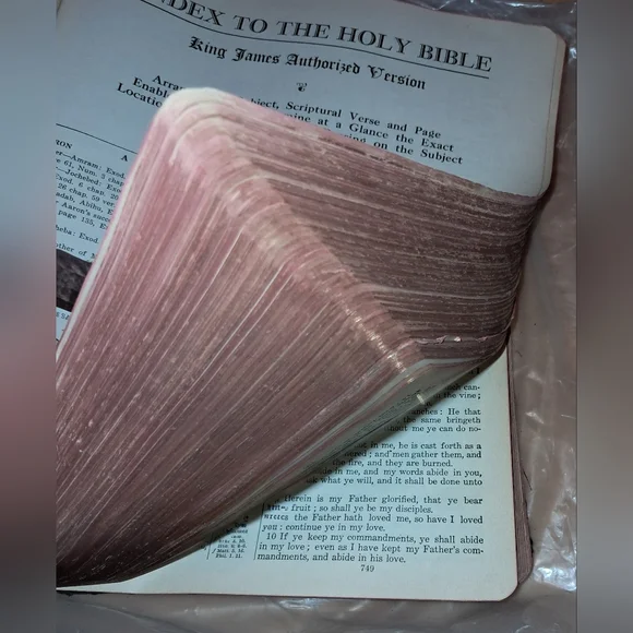 HOLY BIBLE KJV VINTAGE 1938 - Picture 10 of 17